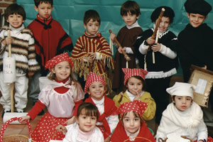 Alumnos en Jardín de Infantes